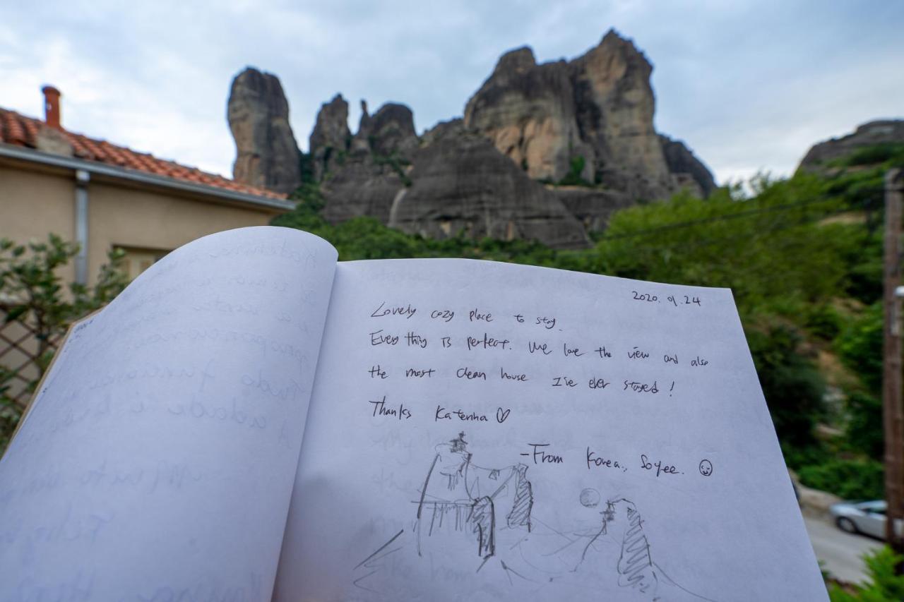 The House Under The Rocks Of Meteora 1 Apartamento Kalabáka Exterior foto